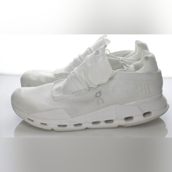 On Cloudnova Mesh Running Sneakers In White Size Men 13 M - Picture 2 of 6